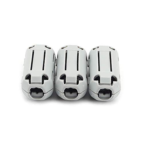 FYSETC 3D Printer 1.75 Filament Filters Cleaner Blocks Flame Resistant Rubber Foam Wiped Off Debris for PLA ABS PETG or Other Printing Filaments-3Pcs Gray