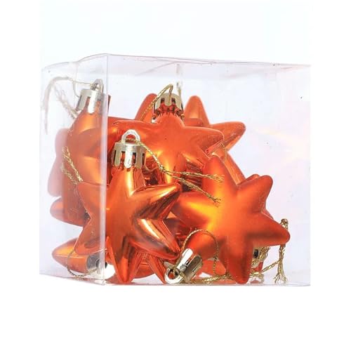 Weihnachtsbaumschmuck 12 Stück Weihnachtsbaum-Stern-Ornamente,...