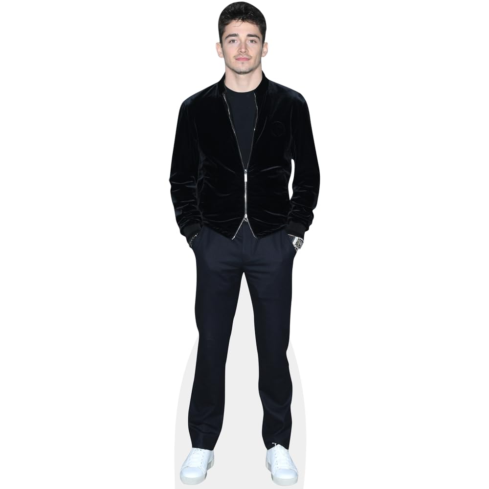 Charles Leclerc (Black Outfit) Life Size Cutout