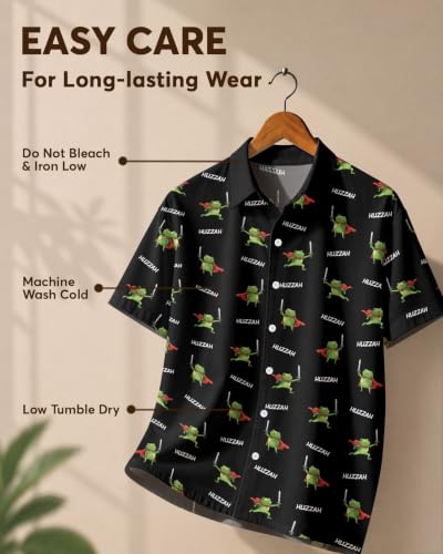 Image of 99TIMORO Funny Movie Mens Hawaiian Shirts Button Down Short Sleeve