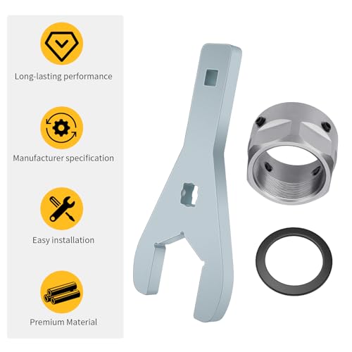 M MATI Rear Axle Nut Wrench Tool 46mm & Rear Axle Lock Nut Set for Yamaha YFZ450R 2009-2024 YFZ450X 2010-2011 90179-38001-00 by M MATI - Image 5
