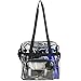 Eastsport Clear NFL Stadium Approved Tote, Black