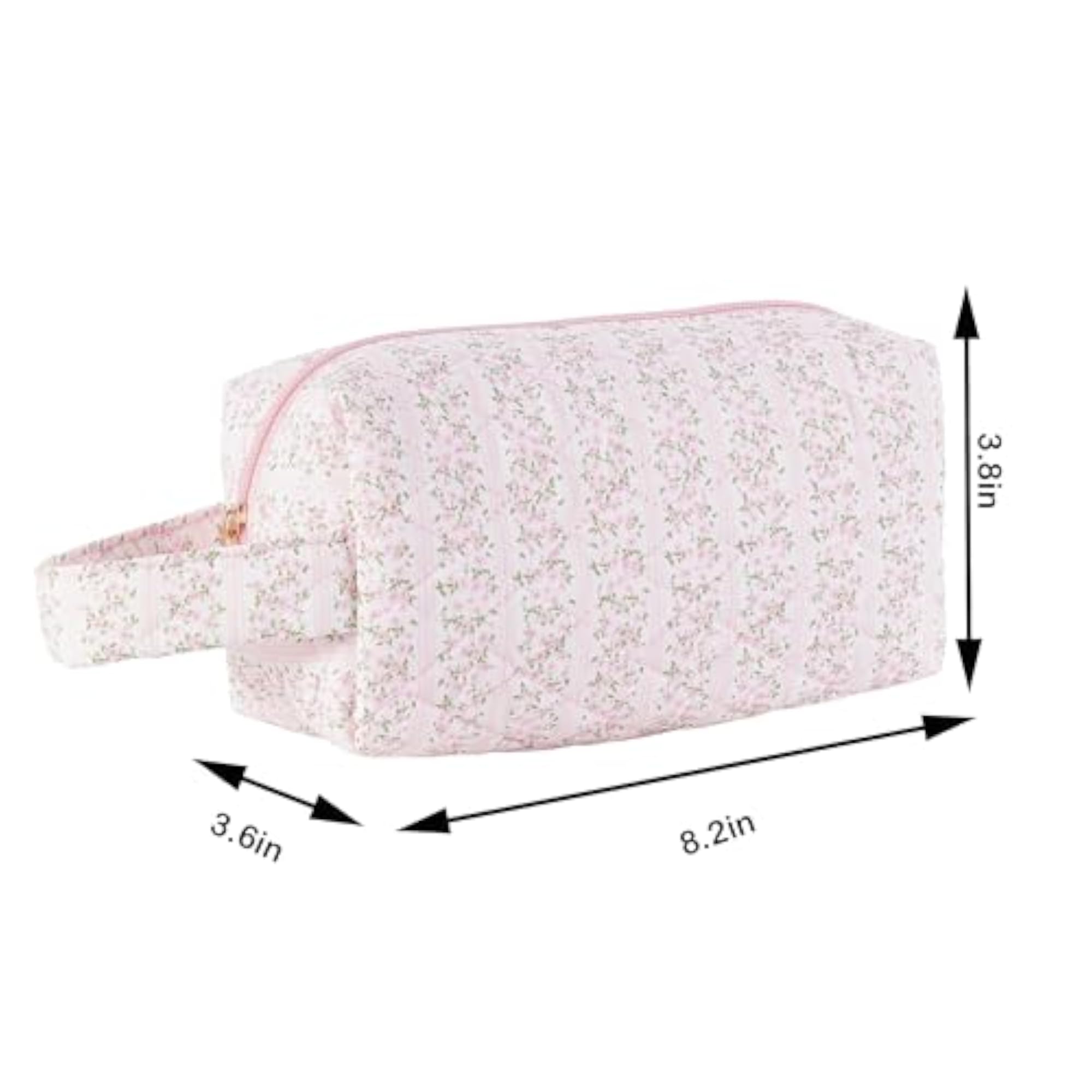 Travel Makeup Bag, Large Cosmetic Bag with Handle