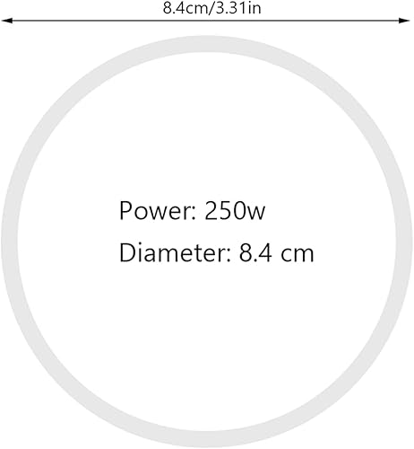 Miniatura 6 de 3/6 juntas de repuesto, anillos de goma para juntas de sello de anillo de goma para bala mágica, accesorios de cuchilla cruzada plana (6 unidades),