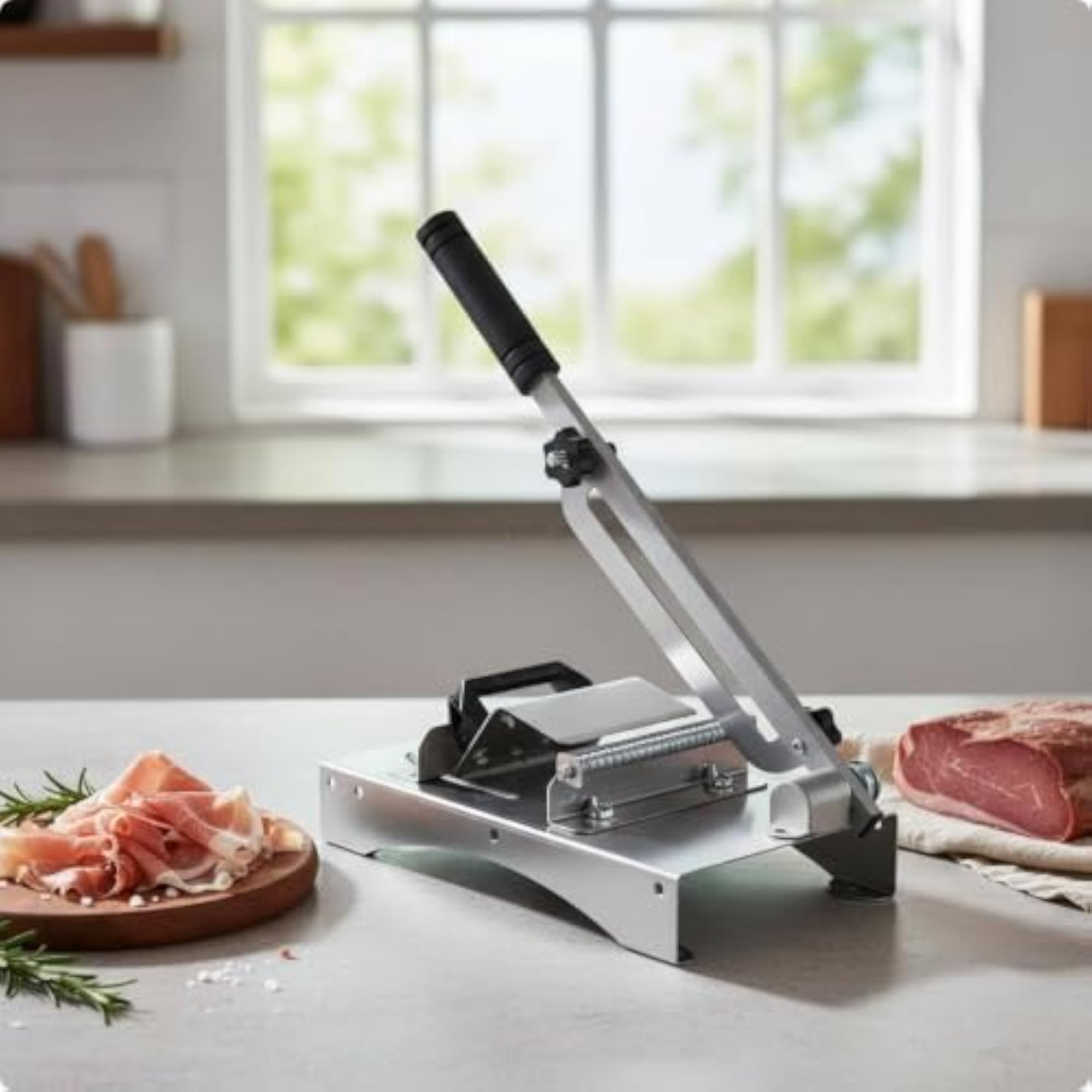 Multi-Function Manual Chilled Meat Cutter with Thickened Base