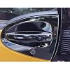 Poignées Portes Extérieures Smart 451 Fortwo 2009-2014 Acier Inox 304 Noir Brillant - Lot 4 Pièces