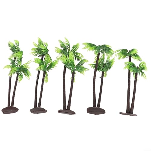 Perfette per progetti fai da te: queste palme da cocco in plastica possono essere utilizzate per terrari fai da te, giardini fatati e composizioni di muschio. Lascia fluire la tua creatività e crea paesaggi belli e fantasiosi con questi alberi.