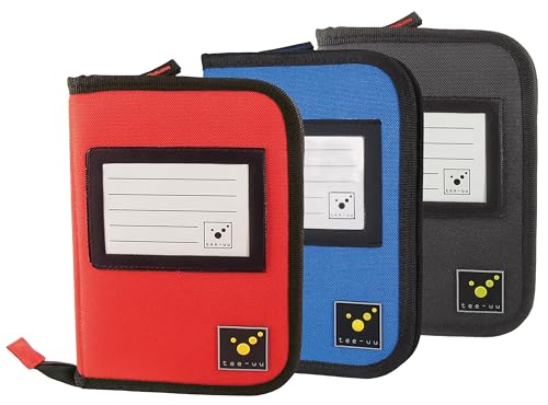 tee-uu DRIVE Organizer DIN A6 (rot und schwarz) (rot)