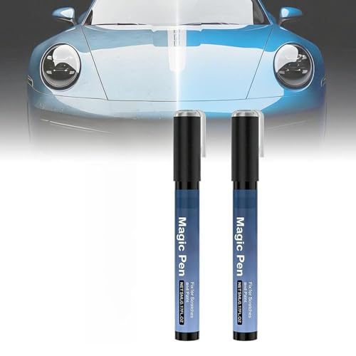 Image of Magic Car Scratch Remover Pen, 2026 New Car Paint Repair Pen Automotive Scratch Pen for Drivers, Weatherproof Touch Up Paint Pen for Garage Roadside (2)