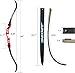 ZSHJGJR 66 Inch Archery Takedown Recurve Bow Athletic Competition Bow 22-38lbs Right Hand for Professional Practice Shooting with 6 Pieces Carbon Arrows (32lbs, Red)
