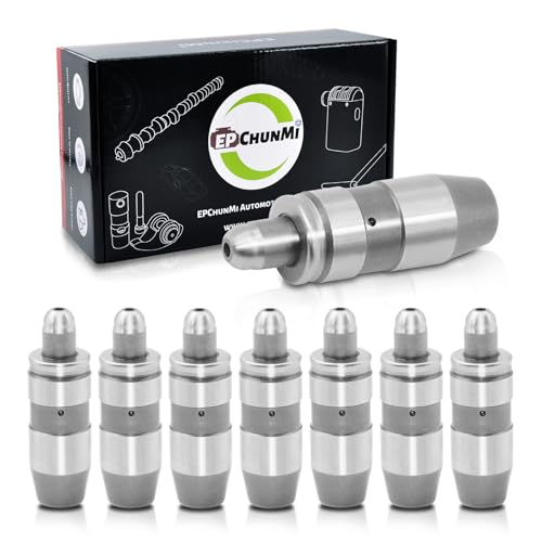 EPChunMi 53021077 Valve lifter x 8 Replacement for 1991-2014 3.7L 4.6L 4.7L Engines for Jeep for Ford for Dodge for Chrysler for Lincoln Engine Models Replaces 5073596AA JB2271