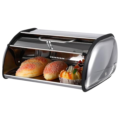 Pan Duro Evítelo con esta Caja de Pan de Acero Inoxidable Compacta 2