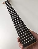 Largeur du sillet : 42 mm Manche de guitare électrique en palissandre avec incrustation squelette en érable 24 frettes 64,8 cm