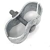 Chain Link Fence Panel Clamps/Kennel Clamps 1-7/8 x 1-7/8 - (8 Sets Pack)
