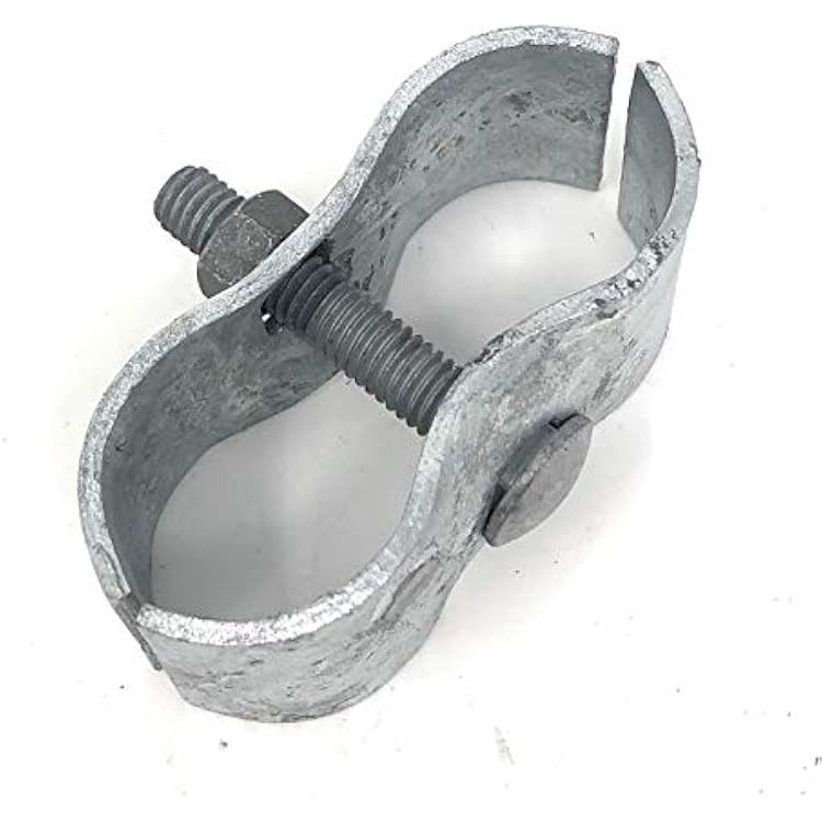 Chain Link Fence Panel Clamps/Kennel Clamps 1-7/8 x 1-7/8 - (8 Sets Pack)