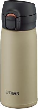 Tiger MKR-W35NCS Tiger Thermos Bottle, 350 ml, Stainless Steel, One Push, Vacuum Insulated, Easy to Drink, Easy to Wash, 1.7 oz, Insulated Beverage Bottle