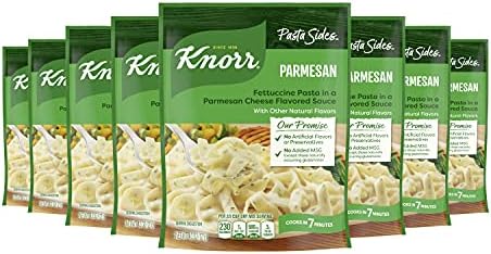 Knorr Parmesan Pasta Sides 4.3 oz, Quick Easy Meal, Side Dish, 8PK