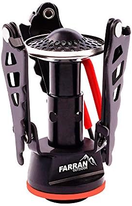 UL2600 PRO Solo Backpacking Single Burner Isobutane Pocket Stove for Camping Lightweight Small Backpack Canister Stoves Portable Gear for Hiking Camp Cooking