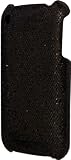  TechDealsUK Chrome Sparkle Coque paillettes Bling Coque arrière pour Apple iPhone 3 G 3 GS – Noir