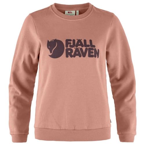 Fjällräven Damen Logo Sweatshirt, Dusty Rose/Port, M