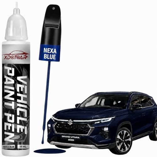 Image of XDOTOAR Car Touch Up Paint for Maruti Suzuki Grand Vitara Nexa Blue (ZYR) | 2K Paint Technology | Exact Color Match | Car Scratch Repair Paint Pen | Automotive Touch Up Paint | Quick Drying | Rust Protection | 18ml