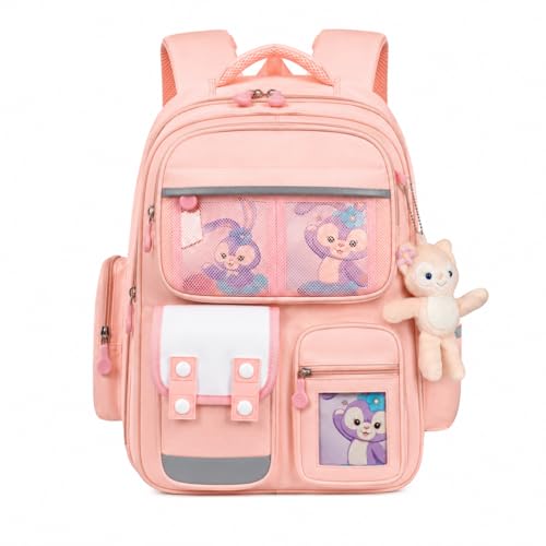 Image of Brainy Bundle School Backpack for Boys & Girls, Kids School Bag | 25L Capacity • 2 Compartments & 6 Pockets • Age 5-10 Years • Water-Resistant • Lightweight • Padded Straps
