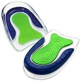 BloomLab Kids Gel Heel Cups for Cleats, Sneakers & School Shoes, 1 Pair