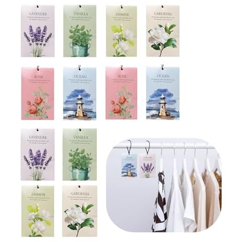 12Pcs Wardrobe Fresheners, Scented Sachets Cover