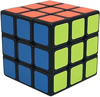 スピードキューブ 競技用 3×3×3 世界基準配色 スムーズ回転 競技専用 スピードキューブ 立体パズル ブラック 競技入門 キューブ なめらか 公式 安い