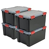 KAPAZITÄT DER LAGERBOX: Das Volumen einer Box beträgt 50 Liter Das Fassungsvermögen dieses Produkts reicht aus, um viele Gegenstände wie sperrige Gegenstände, Accessoires, Spielzeug, Bücher usw aufzubewahren