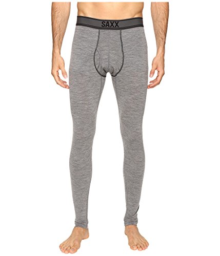 Saxx Blacksheep Long John Fly Charcoal Heather M Mens Underwear