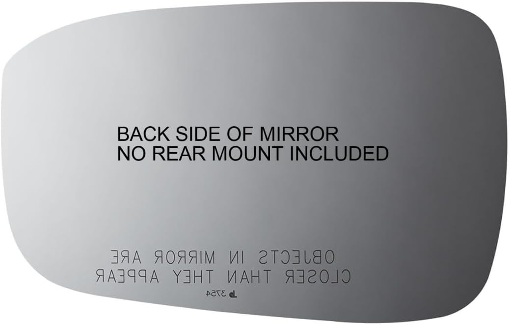 Fits 03-07 Accord Japan Built Only, Convex, Passenger Side Replacement Mirror Glass Lens, W/Adhesive USA