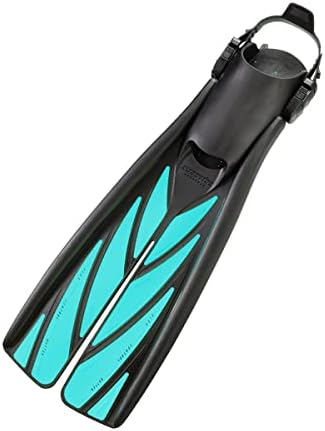 Huish Outdoors Atomic Aquatics Open Heel Split Fins - Aqua (Medium)