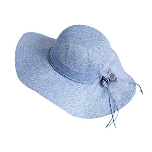 Chapeau de paille été femme grand bord capeline plage outdoor séchage rapide