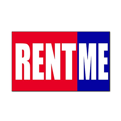 Rent Me Promotion Business Car Door Magnets Magnetic Signs 18x12 Inches Set of 2