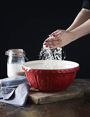Mason Cash S12 Colour Red Chip Resistant Earthenware Mixing Bowl 29Cm Diameter, 11.8 X 11.8 X 5.3 #TOP4