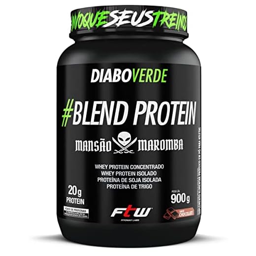 DIABO VERDE #BLENDPROTEIN MANSÃO MAROMBA 900g - SABOR CHOCOLATE