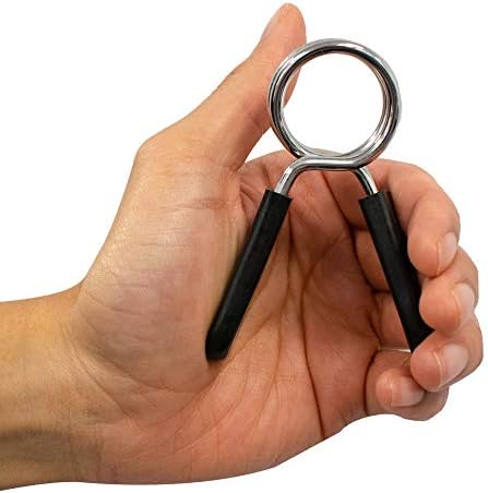 TRIXES 2 X 1 Spring Clamp Grippers for Weight Bar Dumbbells