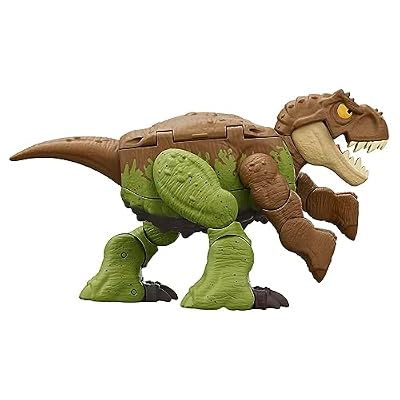 Mattel Jurassic World Fierce Changers Peligro Doble T-Rex verde Dinosaurio de juguete se transforma en Ankylosaurus, +4 años (HLP06) | Ya disponible en tu tienda friki favorita! En mundofriki.es! Mattel Jurassic World Fierce Changers Peligro Doble T-Rex verde Dinosaurio de juguete se transforma en Ankylosaurus, +4 años (HLP06) | Ya disponible en tu tienda friki favorita! En mundofriki.es!