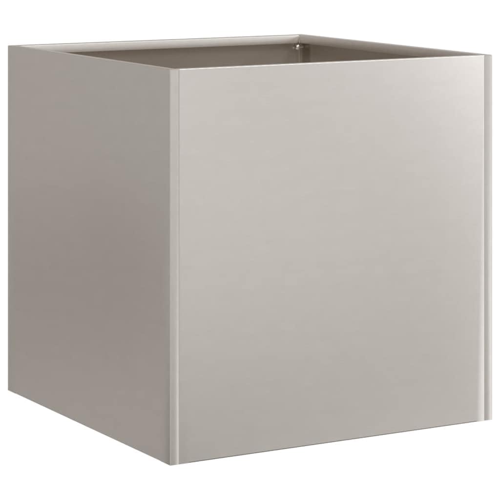 vidaXL Pflanzkübel Rostig 40x40x40 cm Wetterfester Stahl, Pflanzschale, Garten-Garten-Pflanzkübel, Outdoor-Pflanzgefäß, Hochbeet, Pflanzgefäß