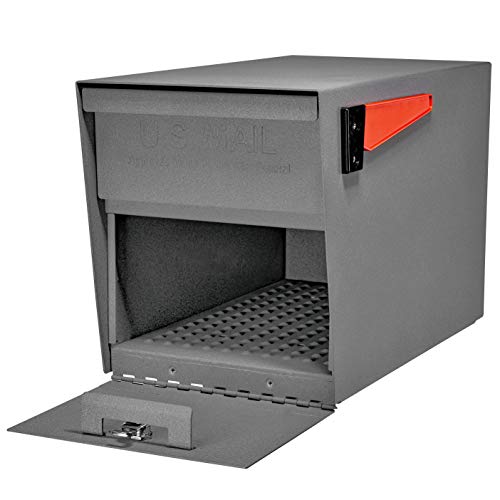 Mail Boss 7105 Curbside Locking Security Mailbox, Granite, 21 In. D X 11.125 In. W X 13.75 In. H #TOP4