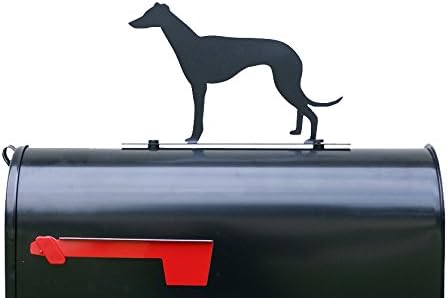 Greyhound Dog Silhouette Mailbox Topper/Sign