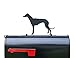 Greyhound Dog Silhouette Mailbox Topper/Sign