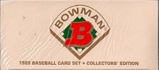 1989 Bowman Tiffany Baseball Factory Sealed Complete Set 484 Cards Griffey Jr. Rookie