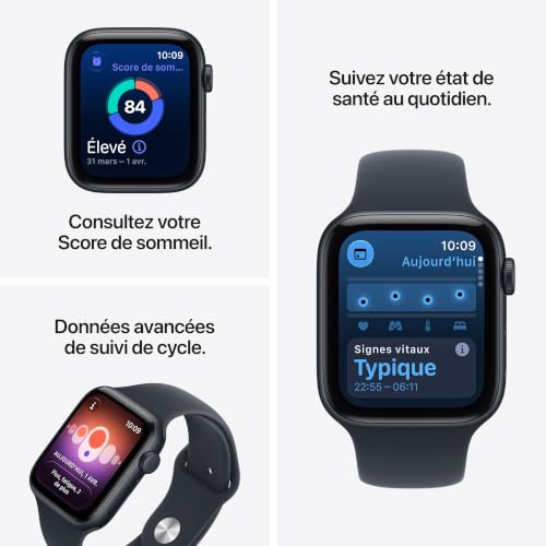 Apple Watch SE 3 GPS + Cellular 40 mm Boîtier en aluminium avec Bracelet Sport Sable / - vue 5