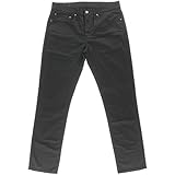 Levi's Men's 511 Slim Fit White Tab Stretch Jean, Black, 32x34
