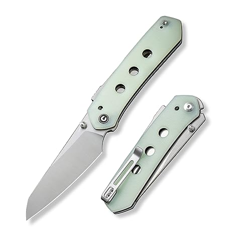 CIVIVI Vision FG Pocket Knife for EDC, Superlock Folding Knife with 3.54" Reverse Tanto Nitro-V Blade G-10 Handle, Ideal Gift for Men Women C22036-2
