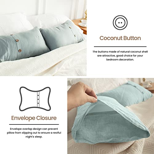 Simple&Opulence 100% Linen Lumbar Pillow Covers #TOP19