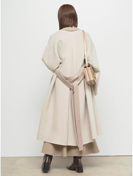 人気完売品　新品タグ付き　FRAY I.D カシミヤ混BALLIリバーコート FRAY I.D（フレイアイディー）の「カシミヤ混BALLIリバーコート