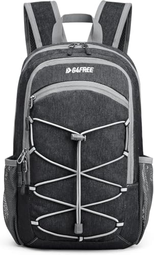 G4Free 12L Small Hiking Backpack RFID Mini Rucksack Compact Multipurpose Daypacks for Men Women Camping Walking Daytrip Travel